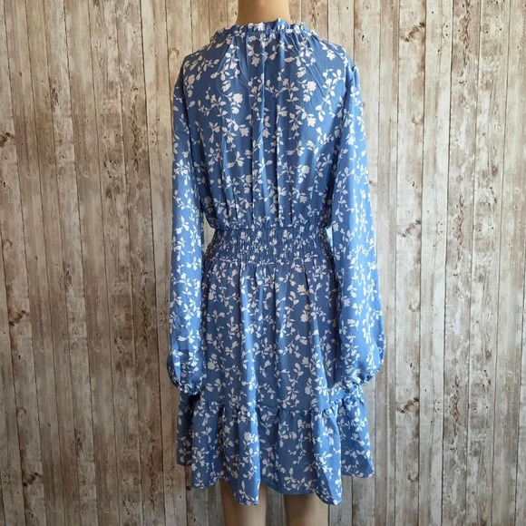 Steve Madden Dress Size S Blue Floral - Picture 4 of 9